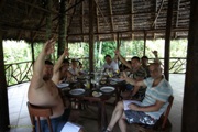 Restaurante. Arcoiris Jungle Lodge. Ecuador